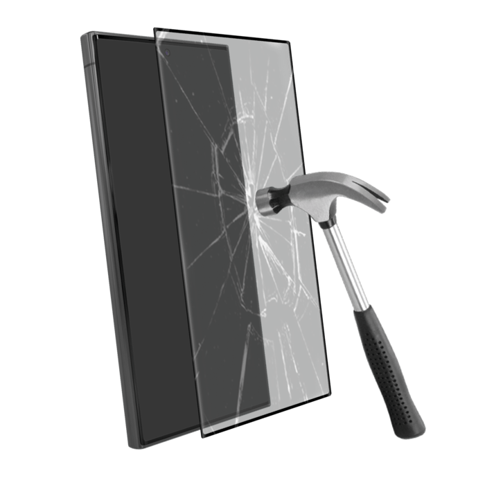 Protection d'écran en verre trempé (60% verre trempé recyclé) pour
