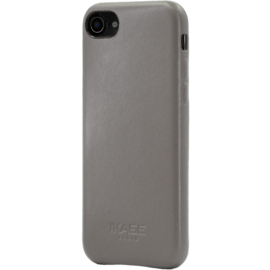 Coque en Cuir V&eacute;ritable Fabriqu&eacute;e &agrave; la Main&nbsp;pour Apple iPhone 7, Gris