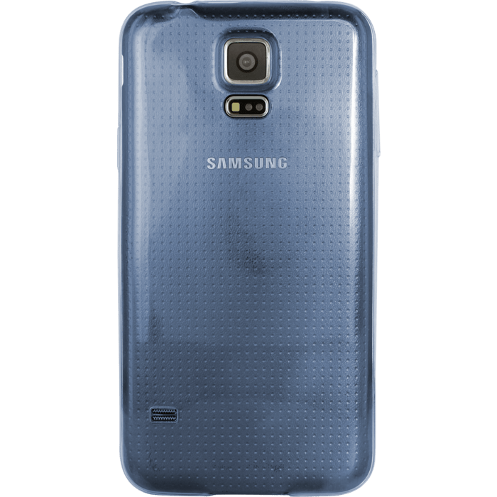 Coque pour Samsung Galaxy S5, Ultra Slim 0,6mm Transparent Bleu