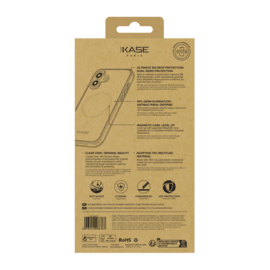Coque Antibact&eacute;rienne Antichoc Magn&eacute;tique Invisible Fabriqu&eacute; Avec du 75% Plastique Recycl&eacute; pour Apple iPhone 17, Transparente