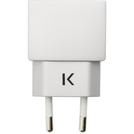 Case Universal Mono USB Charger (EU) 1A, Silver