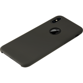 Coque en gel de silicone doux pour Apple iPhone X, Vert olive fonc&eacute;