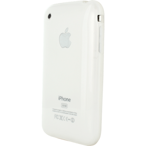 Coque pour Apple iPhone 3/3GS, silicone Transparent