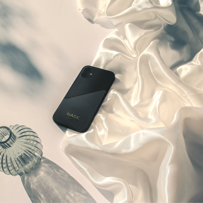 Coque Origami duo pour Apple iPhone 12 mini, Noir urbain