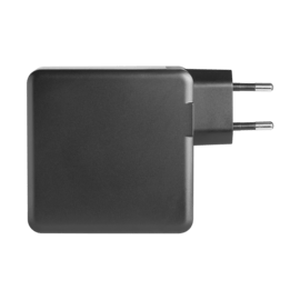 Chargeur secteur mural universel GaN UE quad USB PowerPort Hyper Rapide 100W, Noir