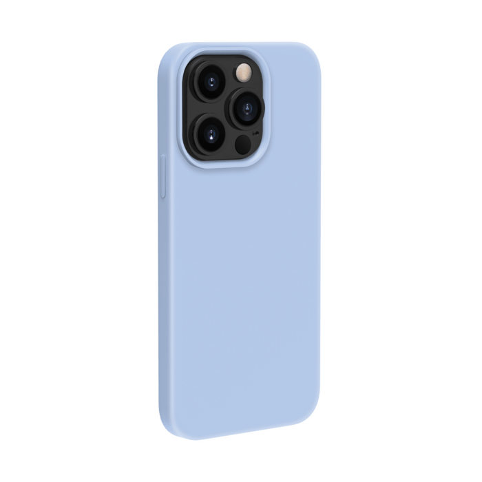 Coque antichoc en gel de silicone doux pour Apple iPhone 13 Pro, Bleu Lilas