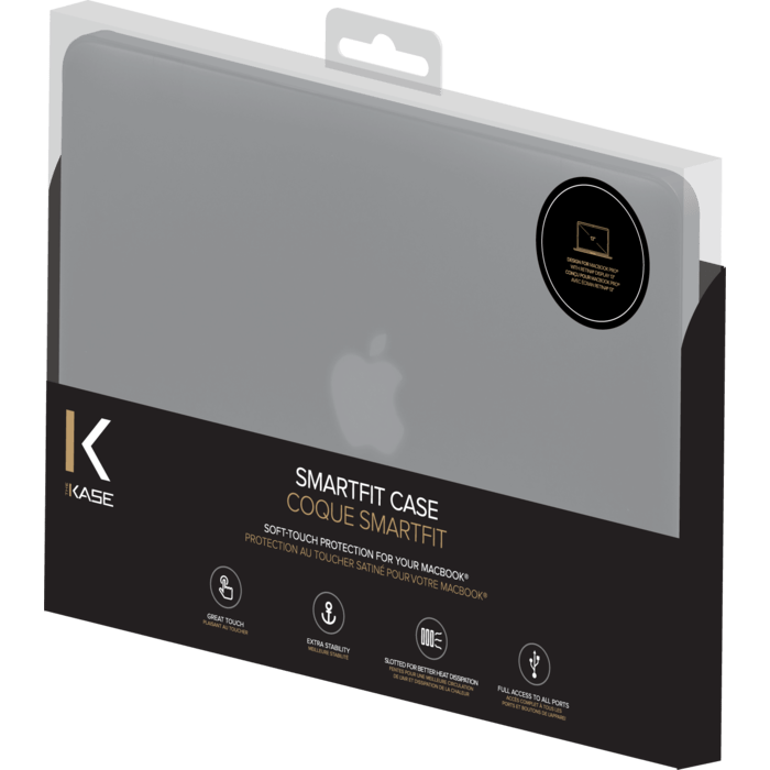SmartFit Coque intégrale pour Apple MacBook Pro avec écran Retina 13 pouces, Gris