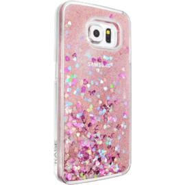 Bling Bling Coque Paillet&eacute;e pour Samsung Galaxy S6, Pink Lady