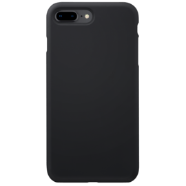 Coque antichoc en gel de silicone doux pour Apple iPhone 7/8 Plus, Noir satin