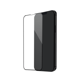 Protection d'&eacute;cran en verre tremp&eacute; (100% de surface couverte) pour Apple iPhone 13 mini, Noir