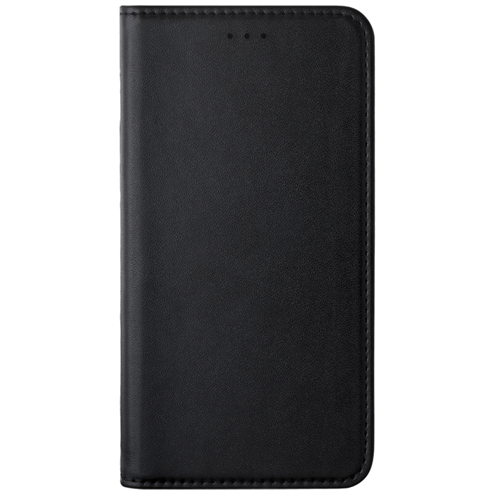 Coque clapet folio avec fente pour cartes & support pour Huawei Y9 (2018) , Noir