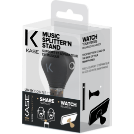 Support et s&eacute;parateur de musique, Noir