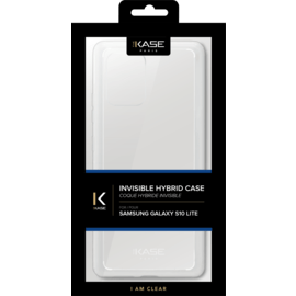 Coque hybride invisible pour Samsung Galaxy S10 Lite, Transparente