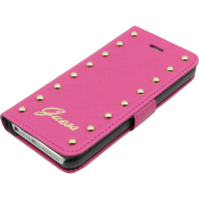 Guess Studded Coque clapet pour Apple iPhone 5c, Rose