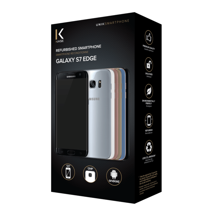 Galaxy S7 Edge 32 Go - Noir - Grade Premium