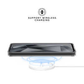 Coque hybride invisible fabriqu&eacute; avec 83% de plastique recycl&eacute; pour Samsung Galaxy S25 5G, Transparente