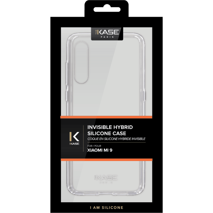 Coque hybride invisible pour Xiaomi Mi 9, Transparente