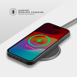 Etui & Coque robuste magnétique 2-en-1 pour Apple iPhone 15 Pro, Noir Onyx