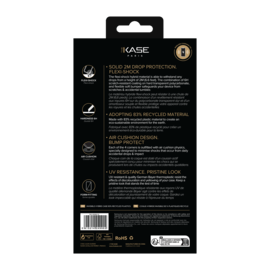 Coque hybride invisible fabriquée à 83 % de plastique recyclé pour Samsung Galaxy A25 5G, transparente