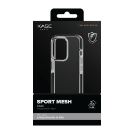 Coque Sport mesh pour Apple iPhone 14 Pro, Noir de jais