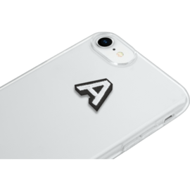 Case Letter A Embroidered Sticker