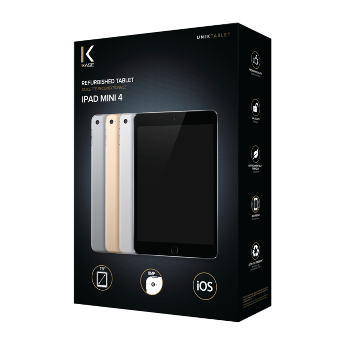 iPad mini 4 reconditionné 64 Go, Argent, débloqué