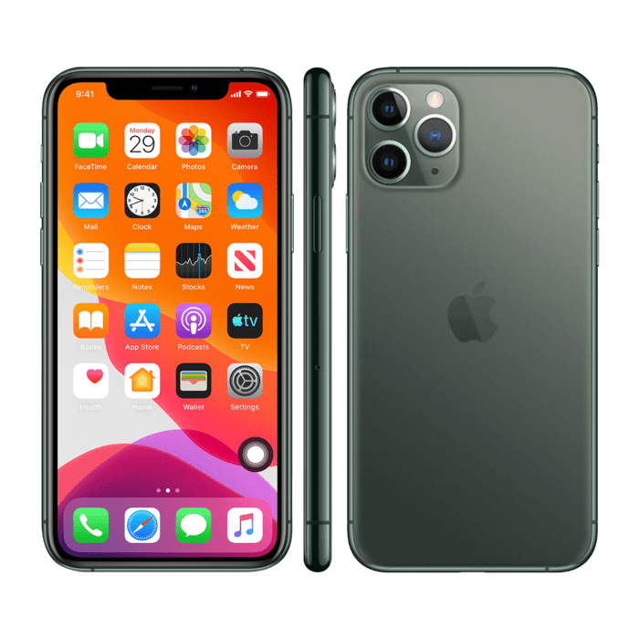 iPhone 11 Pro Max reconditionné 64 Go, Vert nuit, débloqué