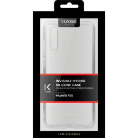 Coque hybride invisible pour Huawei P20, Transparent