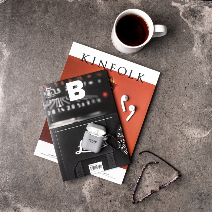 Coque Apple AirPods en gel de silicone doux, Gris sid&eacute;ral