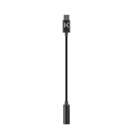 USB-C to 3.5mm Metallic Headphone Jack Adapter, Black