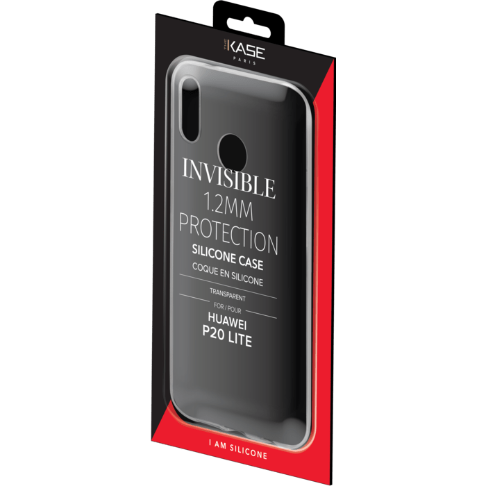 Coque Slim Invisible pour Huawei P20 Lite 1,2mm, Transparent