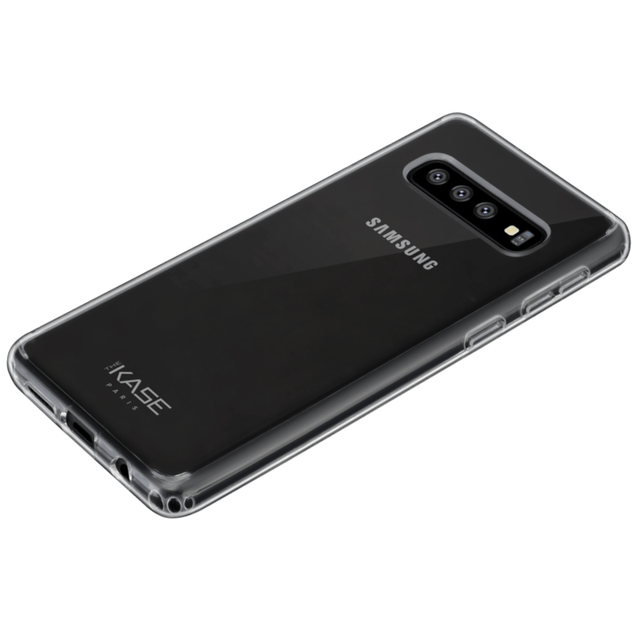 Coque hybride invisible pour Samsung Galaxy S10, Transparente