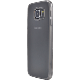 Coque silicone pour  Samsung Galaxy S6, Gris Transparent