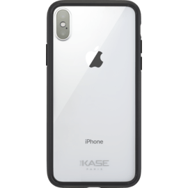 Case Transparent Glass Case for Apple iPhone X/XS, Matte Black