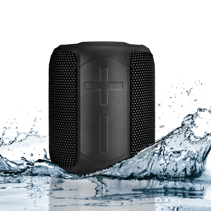 Enceinte étanche portable Bluetooth Sonik Surge Lite (IPX7), Noir de jais