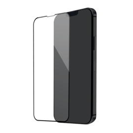 Protection d'&eacute;cran en verre tremp&eacute; (100% de surface couverte) pour Apple iPhone 13/ 13 Pro/ 14, Noir