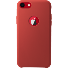 Case Soft Gel Silicone Case for Apple iPhone 7/8, Fiery Red