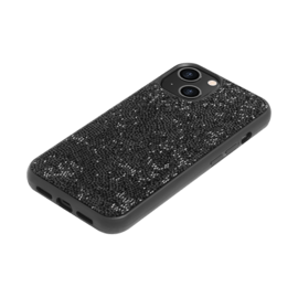 Coque Bling Strass pour Apple iPhone 13, Minuit Noir