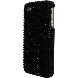 Coque pour Apple iPhone 4/4S, Strass Noir