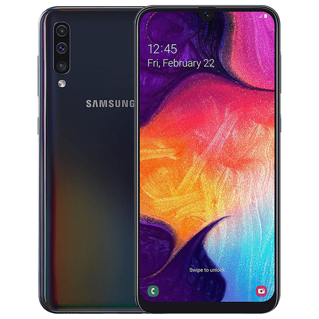 Galaxy A50 2019 reconditionné 128 Go, Noir, débloqué