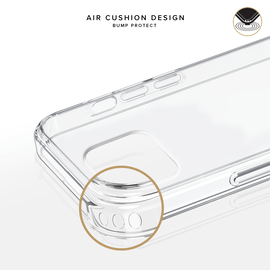 Coque hybride invisible pour Apple iPhone 12/12 Pro, Transparente
