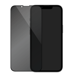 Protection d'&eacute;cran Priv&eacute;e en verre tremp&eacute; (100% de surface couverte) pour Apple iPhone 13 Pro Max, Noir