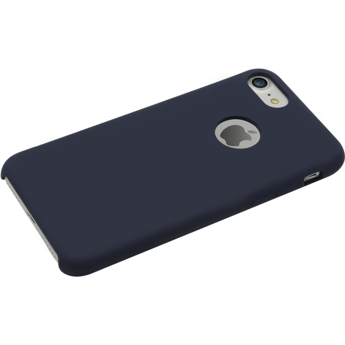 Coque en gel de silicone doux pour Apple iPhone 7, Bleu Marine