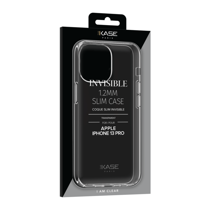 Coque Slim Invisible pour Apple iPhone 13 Pro 1,2mm, Transparent