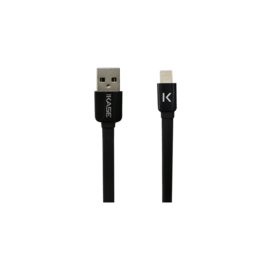 Case Lightning Flat cable to USB (2m), Cool Black