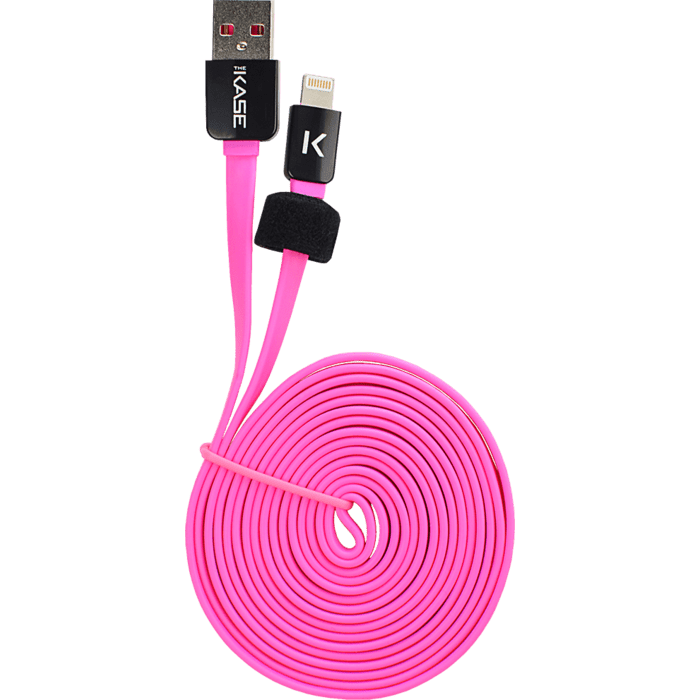 C&acirc;ble Lightning Plat vers USB (2m), Rose Bonbon