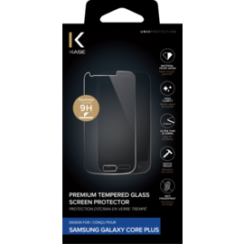 Protection d'écran premium en verre trempé pour Samsung Galaxy Core Plus, Transparent