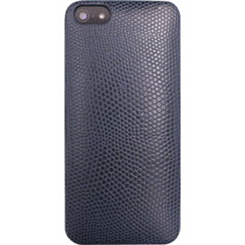 Case Case for Apple iPhone 5/5s/SE, Genuine Lizard pattern Blue calf leather