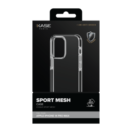 Coque Sport mesh pour Apple iPhone 14 Pro Max, Noir de jais