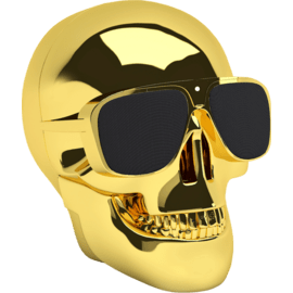 Case Aeroskull NANO speaker, Gold